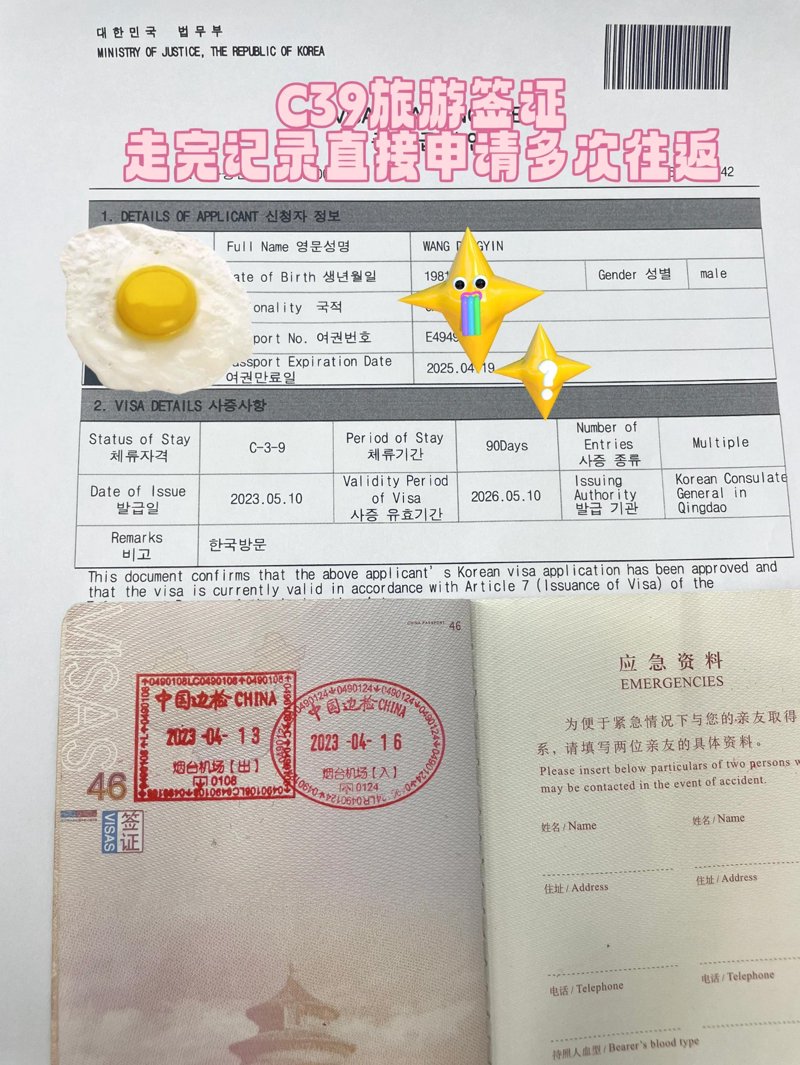 旅游签证